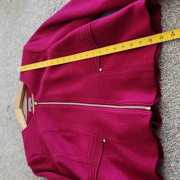 LAURA Soft Zippered Wool Blend Jacket Sz 8 - Picture 5 of 6